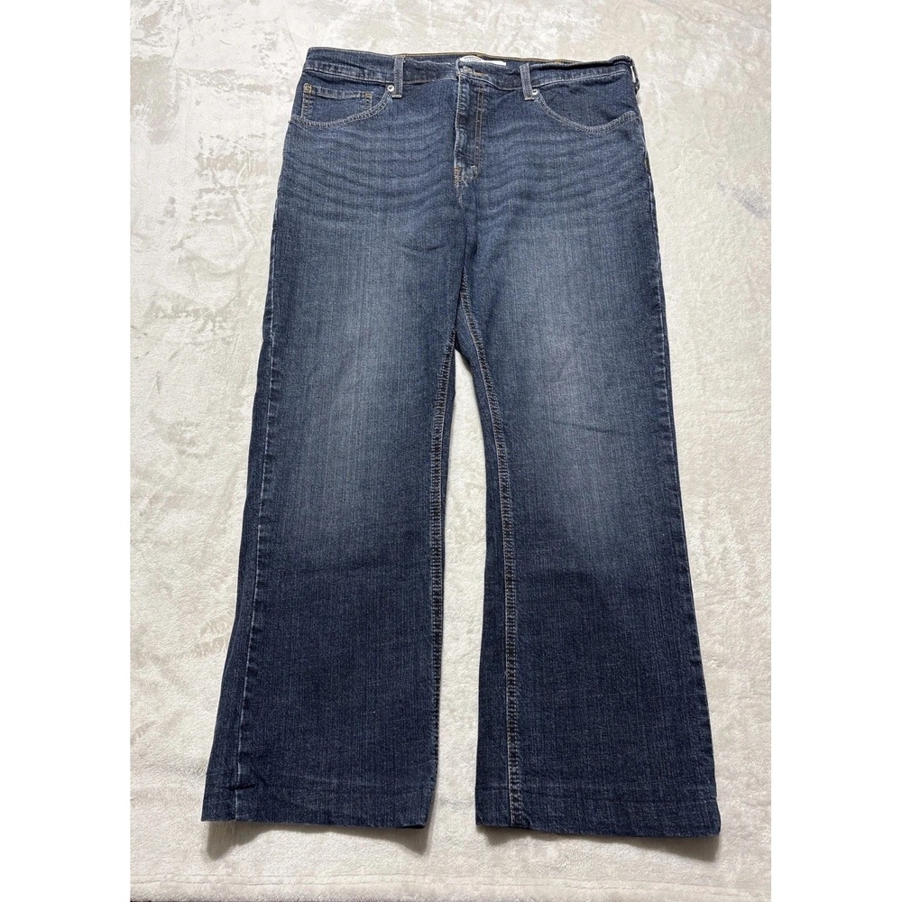Levis Jeans Mens 36x27 (Tagged 36x32) Signature Gold Regular Bootcut Blue Denim